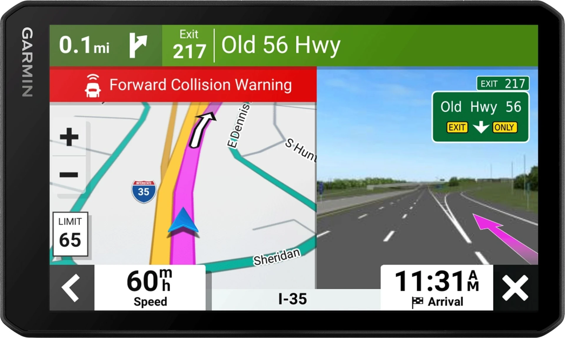 Garmin Campercam 795 MT-D EU Navigationssystem mit integrierter Dash Cam für Europa