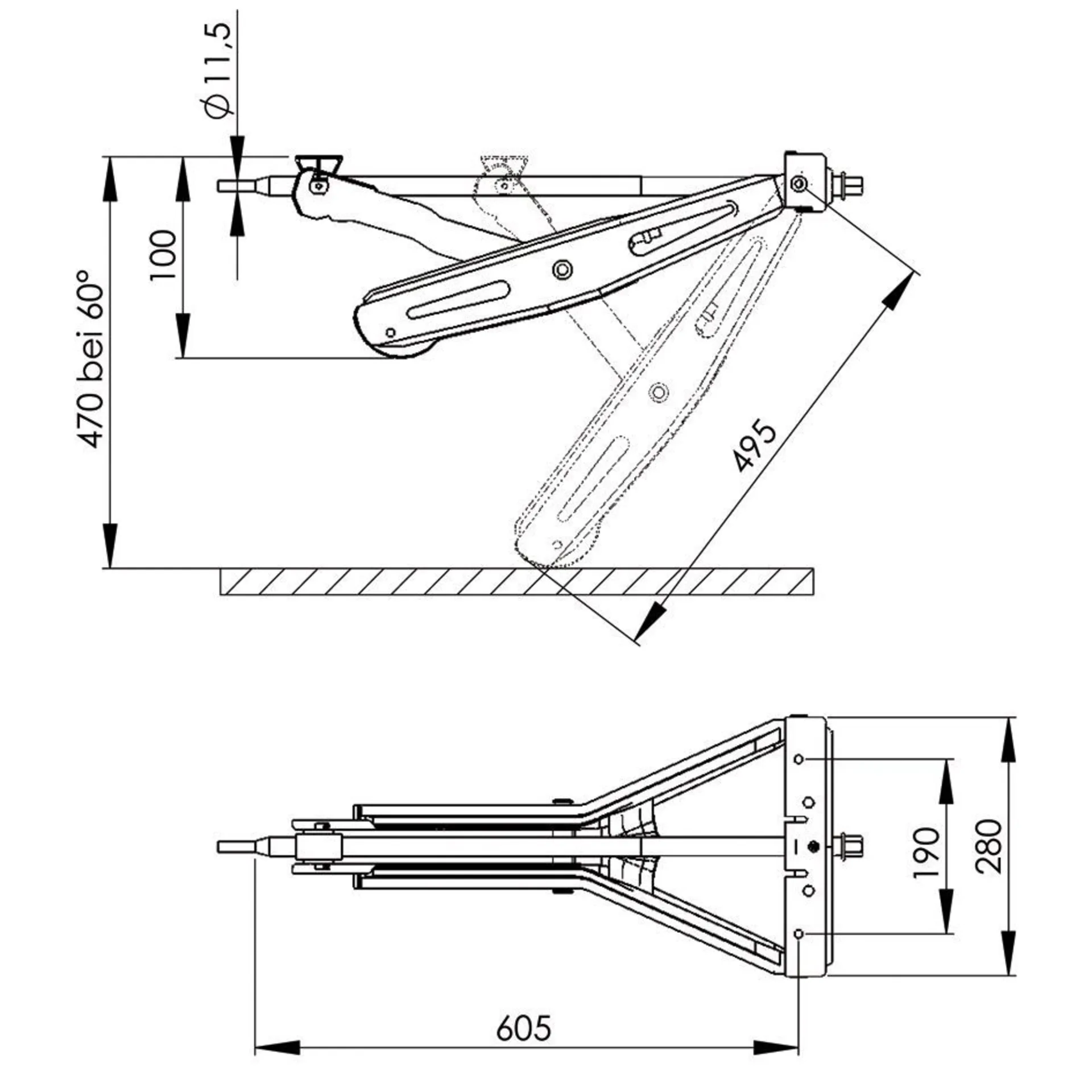 AL-KO Stabilformstütze