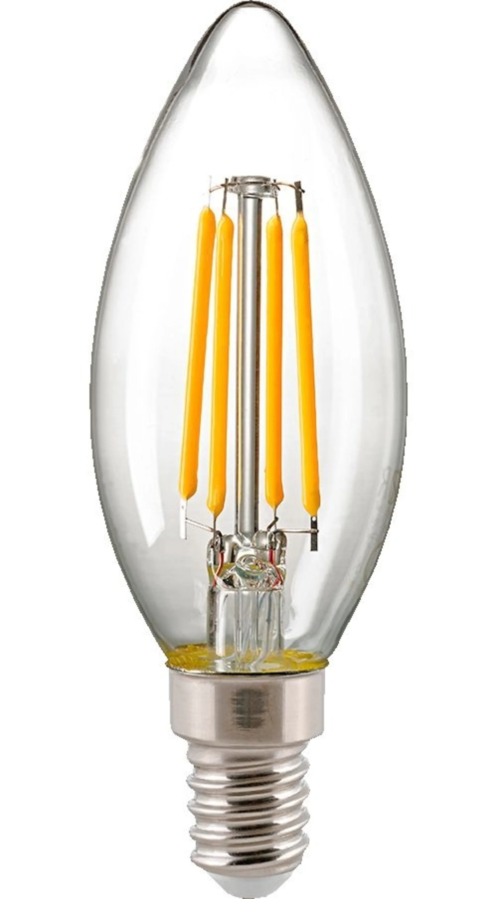 Sigor Filament LED Kerzenlampe dimmbar klar E14 230 V / 2,5 W 250 lm