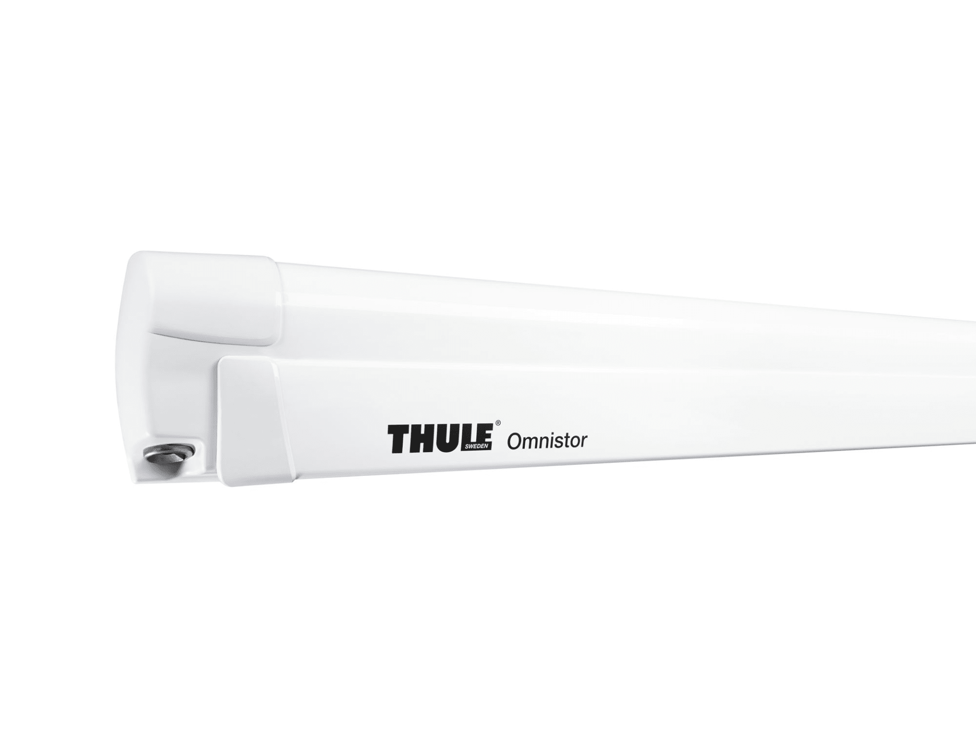 Thule Omnistor 8000 Wandmarkise Gehäusefarbe Weiß Tuchfarbe Mystic Grey 6 m