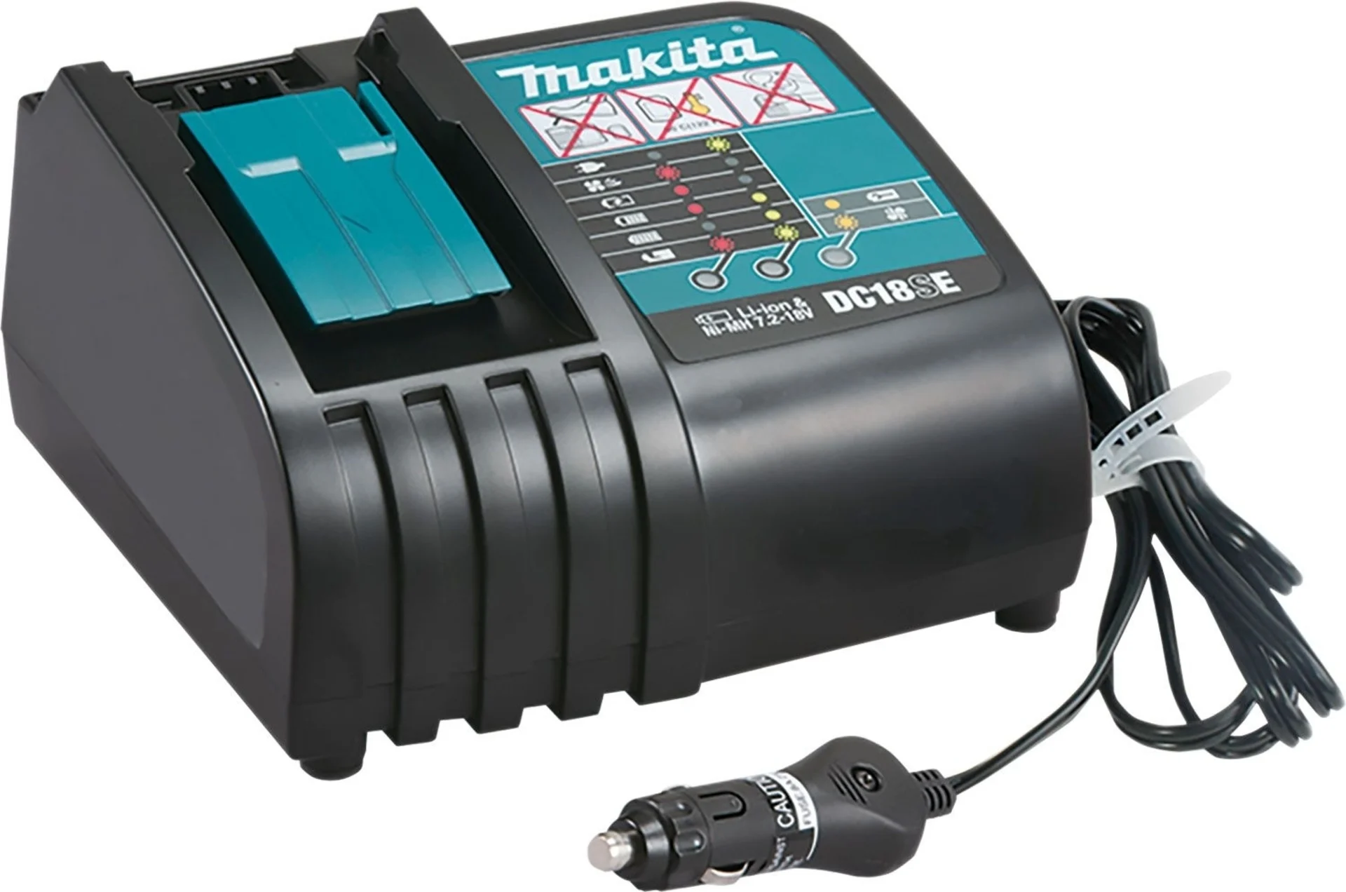 Makita DC18SE Auto-Ladegerät für Makita-Akkus