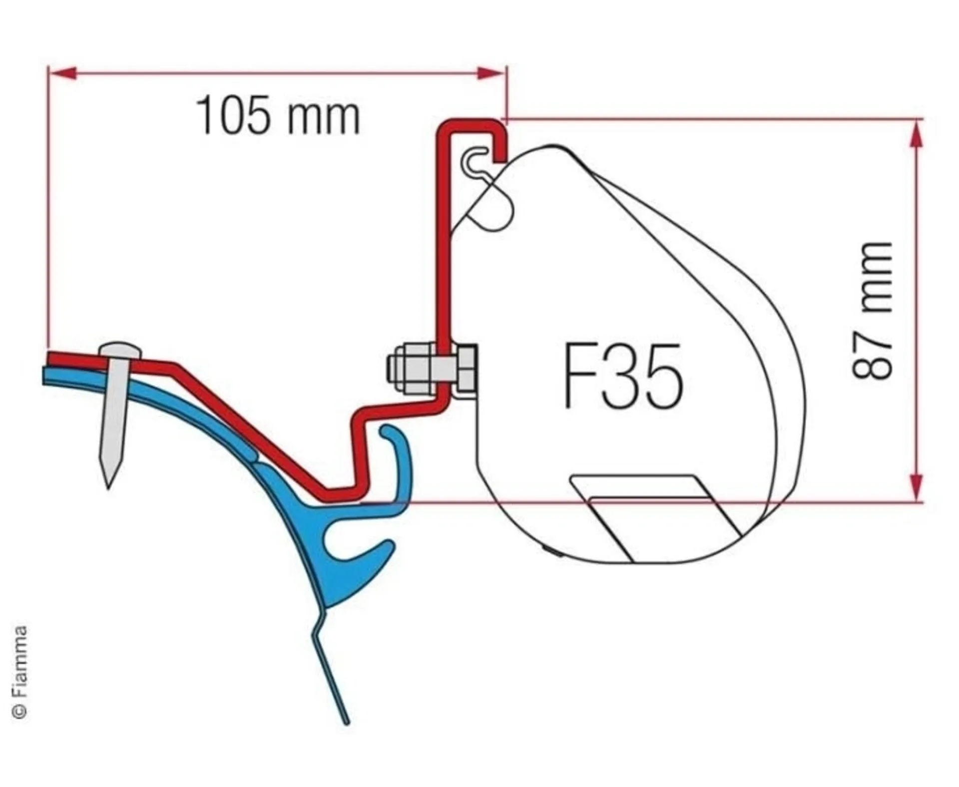 Adapter für F35, VW T6 LR Westfalia Kepler