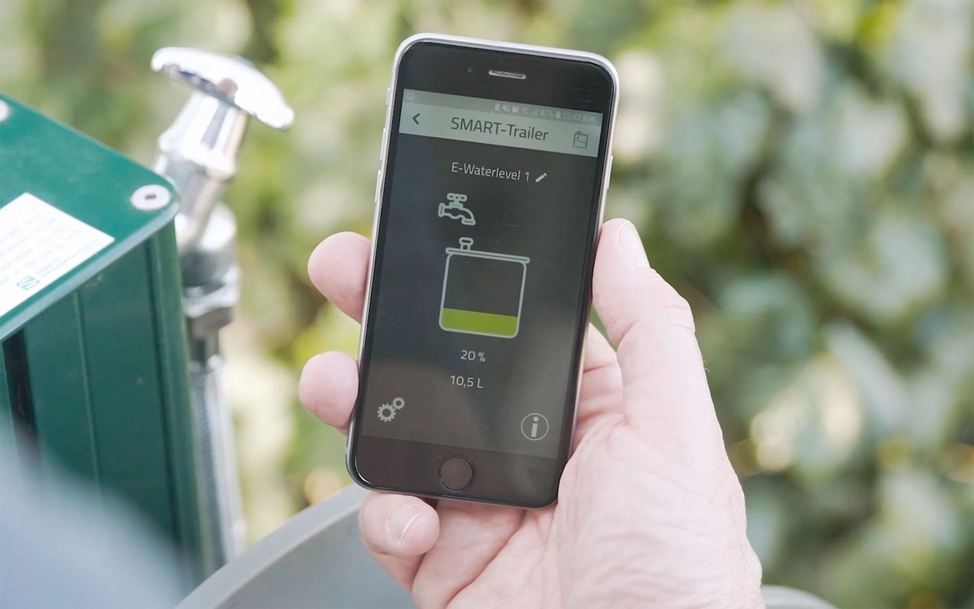 E-Trailer Capteur de réservoir d'eau pour système Smart Trailer