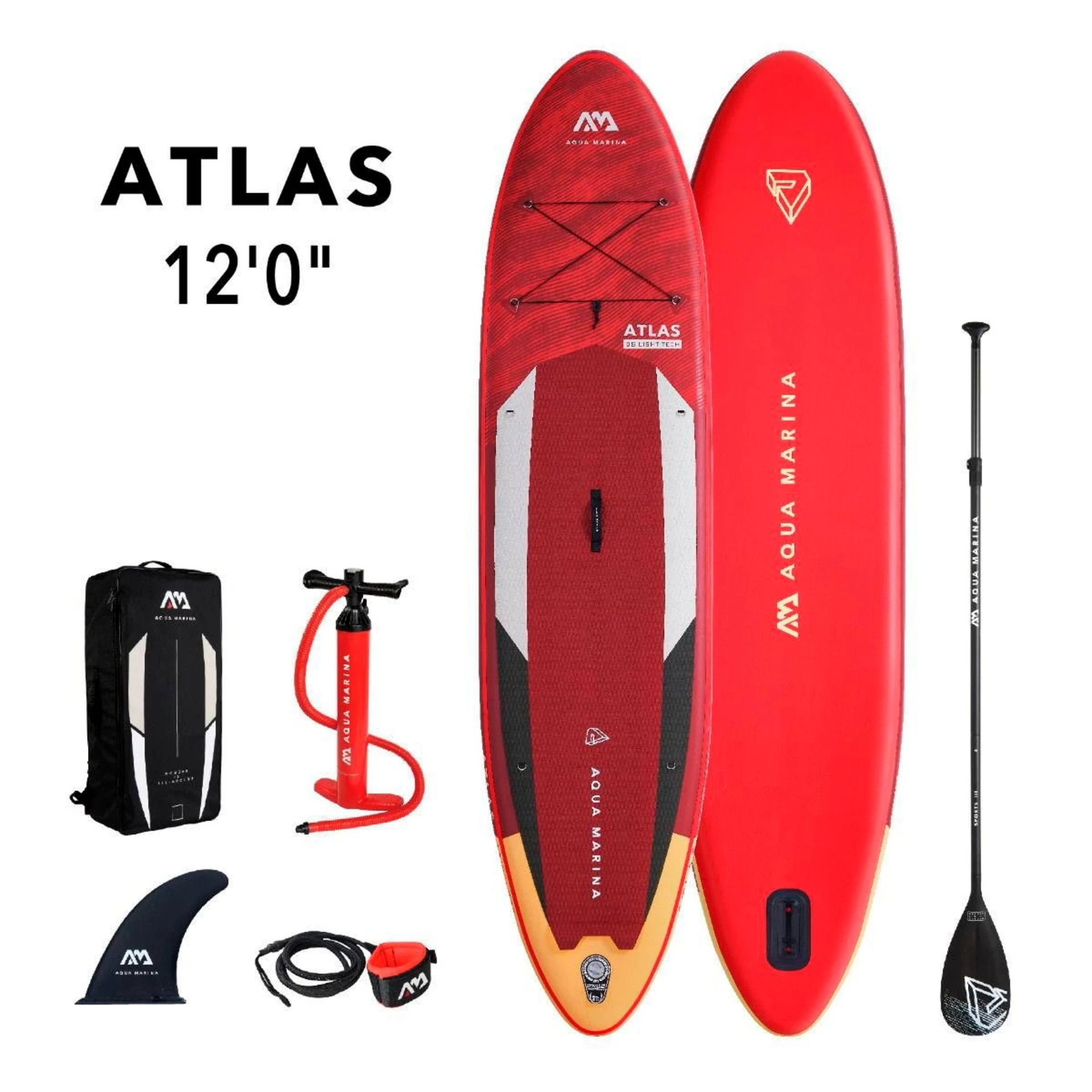 Aqua Marina Atlas 2022 All Around Advanced Stand up paddling Set 6 teilig