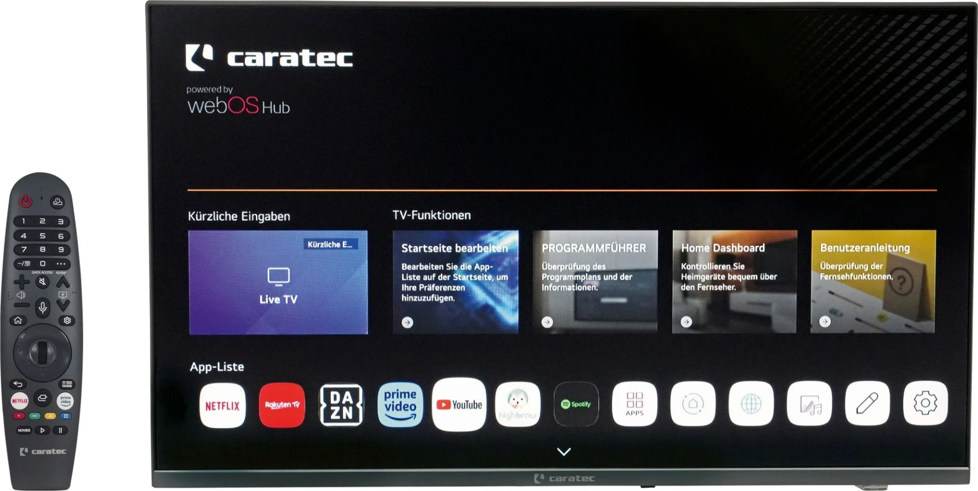 Téléviseur connecté LED Caratec Vision CAV242E-S 60 cm (24") avec webOS