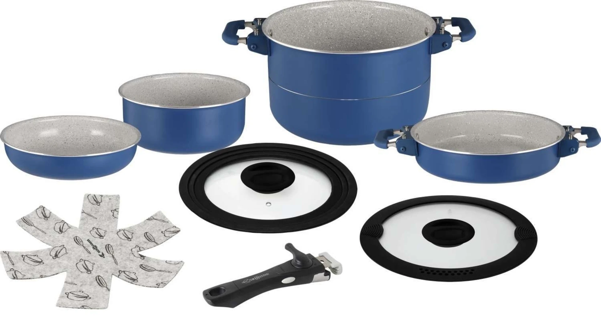 Brunner Carezza Magnetogrip Topfset 8-tlg. - 22 cm