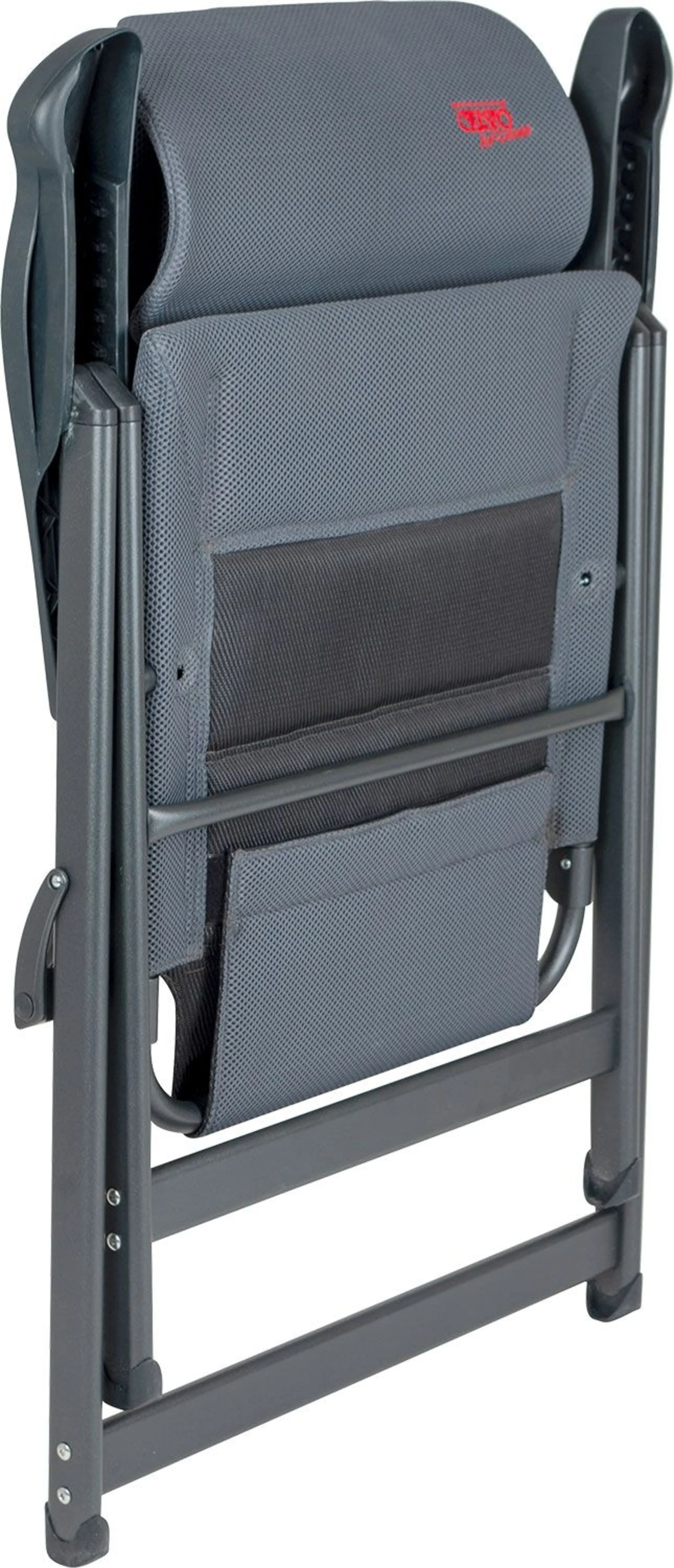 Crespo AP/237 Air Deluxe chaise pliante grise