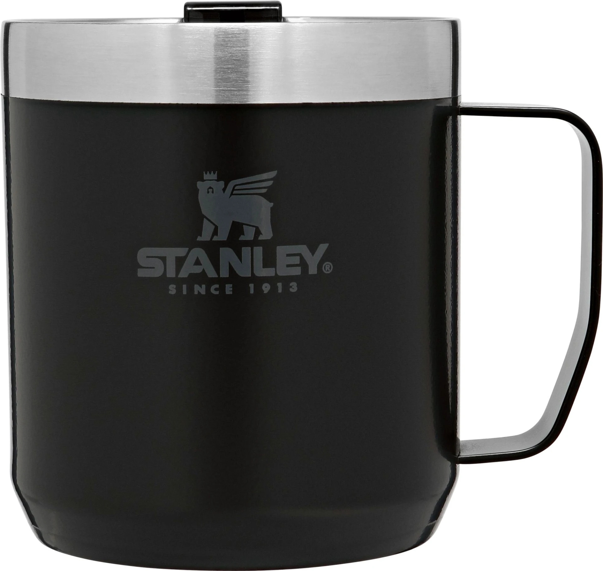 Tasse de camping Stanley Stay-Hot Camp Mug 350 ml, noir mat