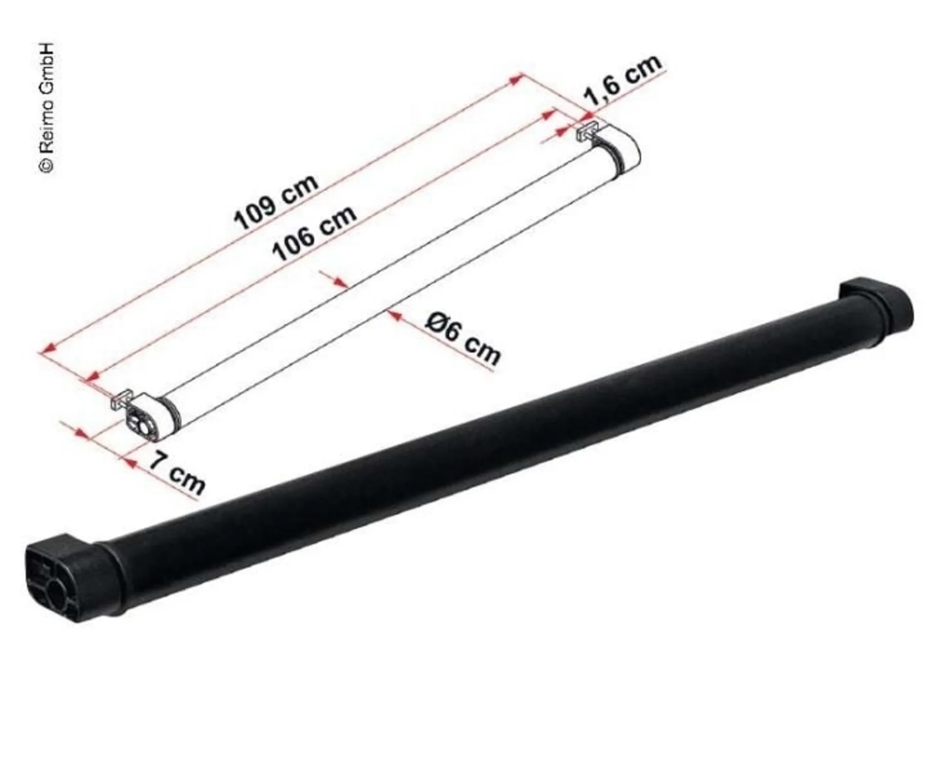 Roller Roof Rail Ladehilfe
