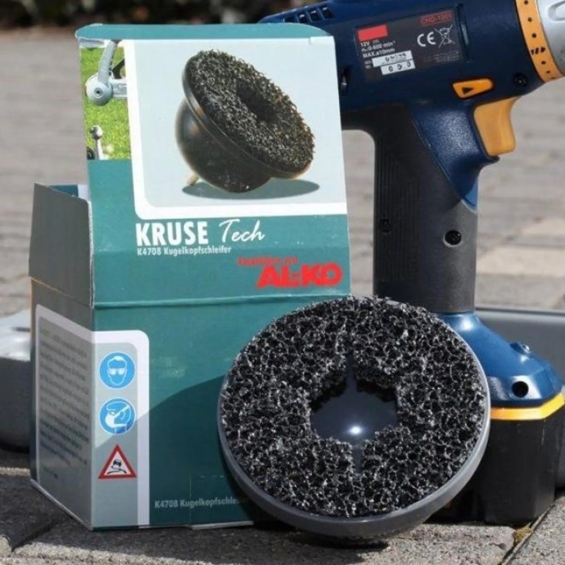 Kruse-Tech Ponceuse à bille 11 cm