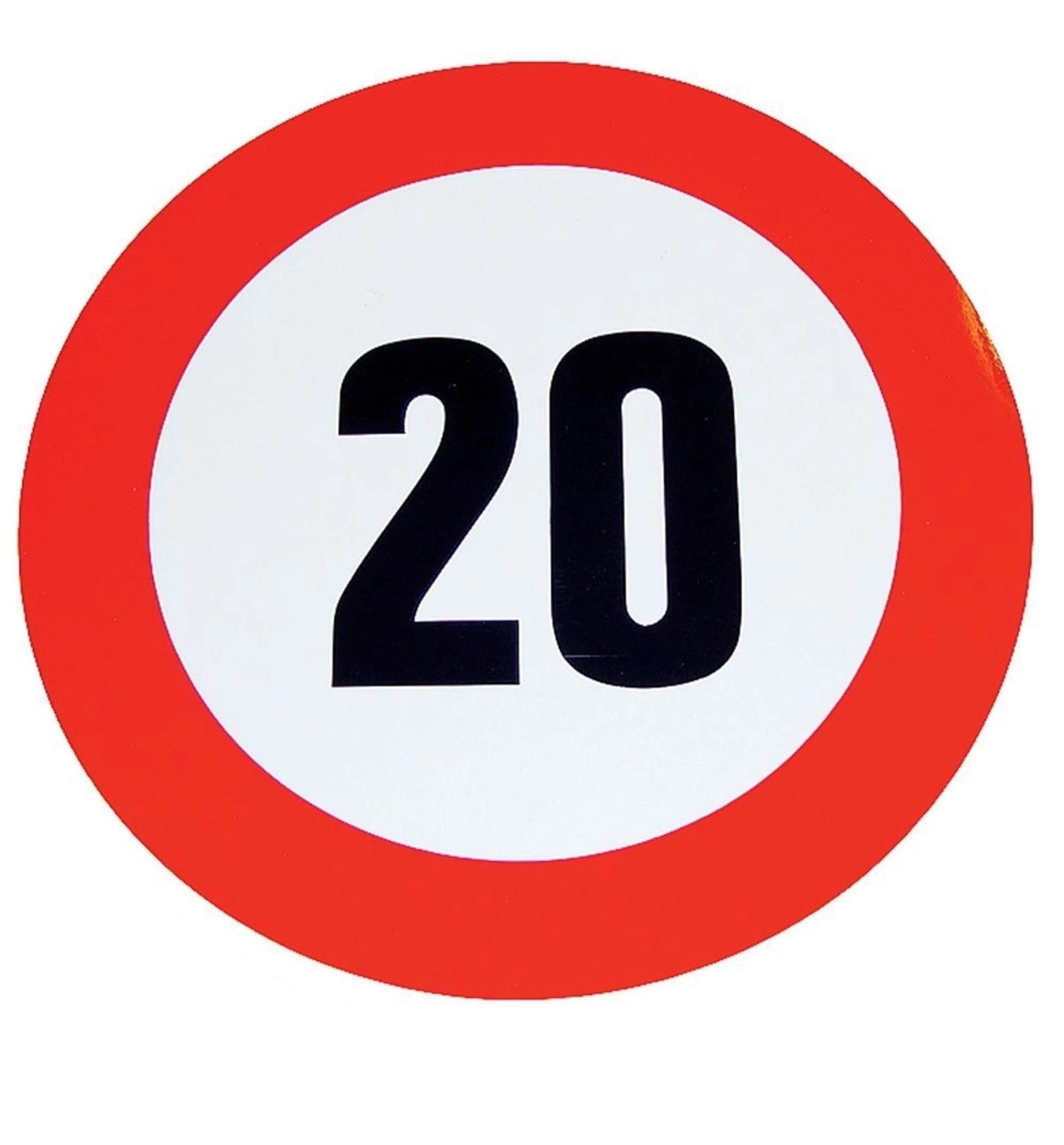 Geschwindigkeits-Begrenzungs-Schild 20 km/h
