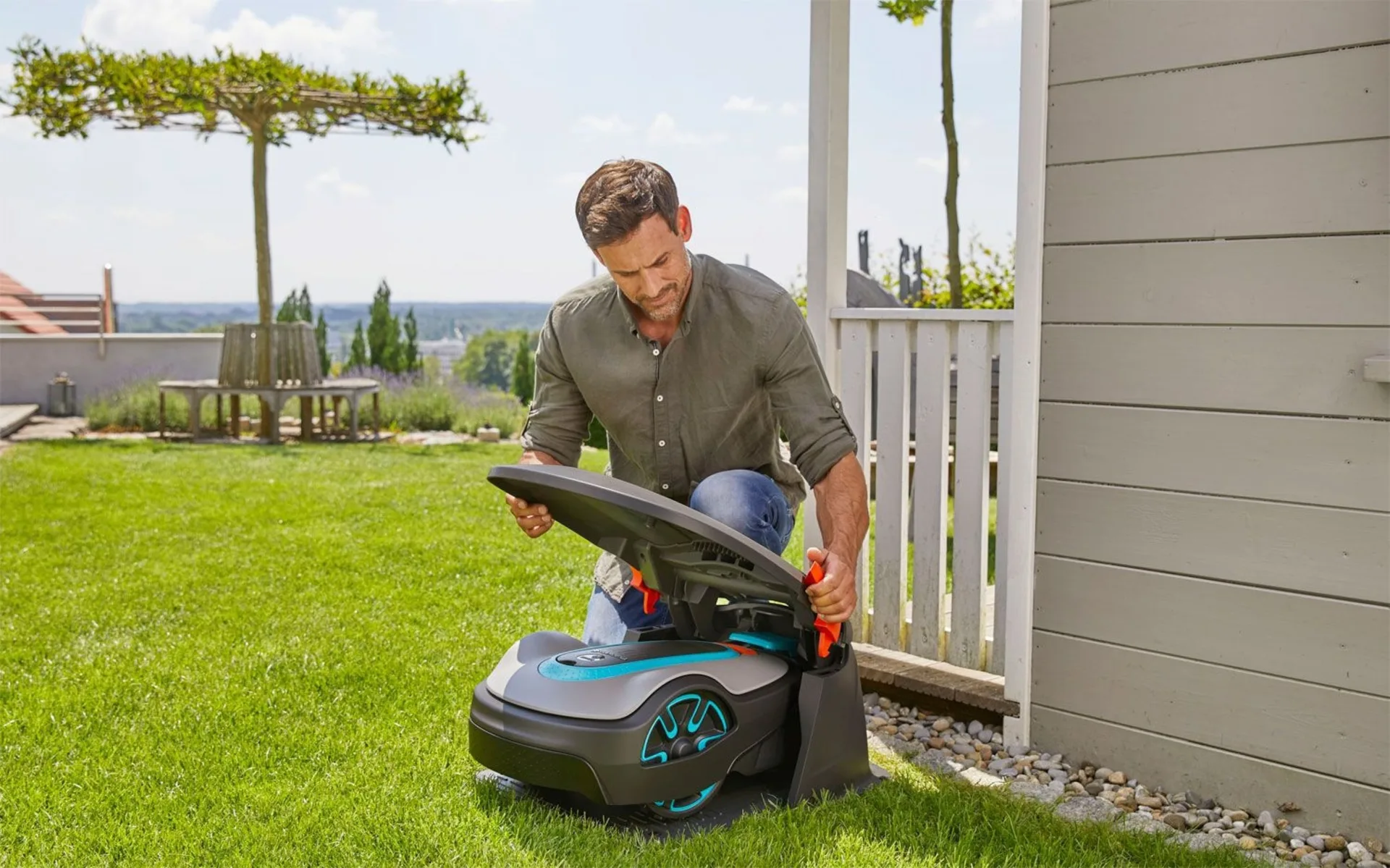 Gardena Garage für Mähroboter Sileno city und Sile