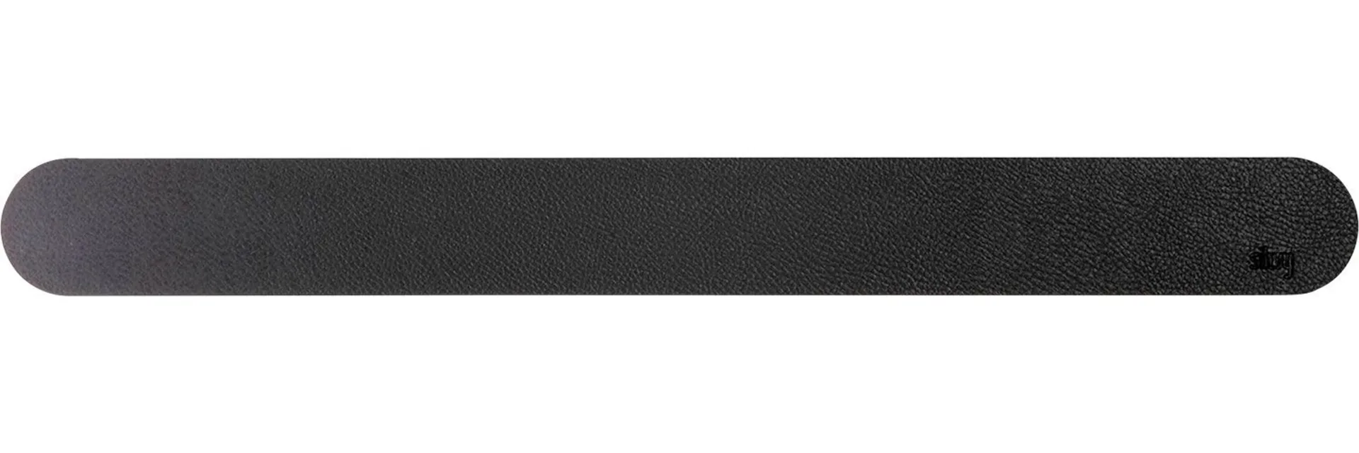 silwy® Magnet Metall Leiste mit Ledercoating 50 cm schwarz