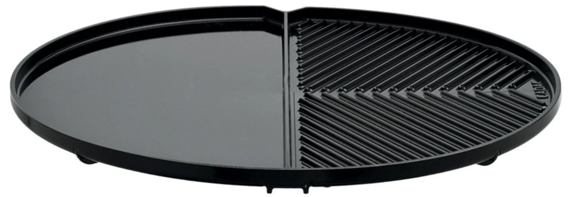 Cadac Grillplatte geteilt für Gasgrill Carri Chef 50 / 2 oder Citi Chef 50
