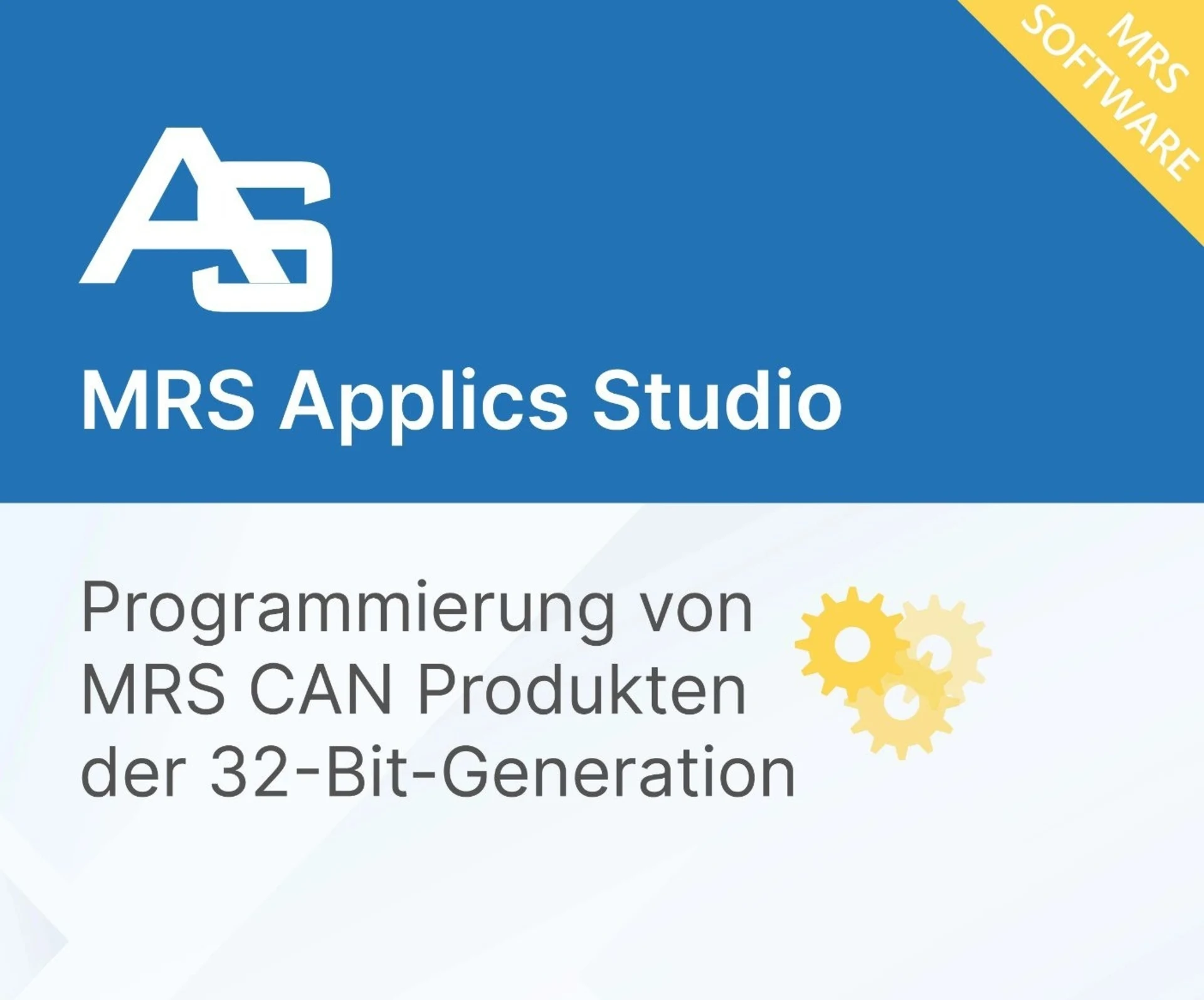 Suite logicielle MRS avec interface CAN-USB (Applics Studio et Developers Studio) pour programmer les automates MRS