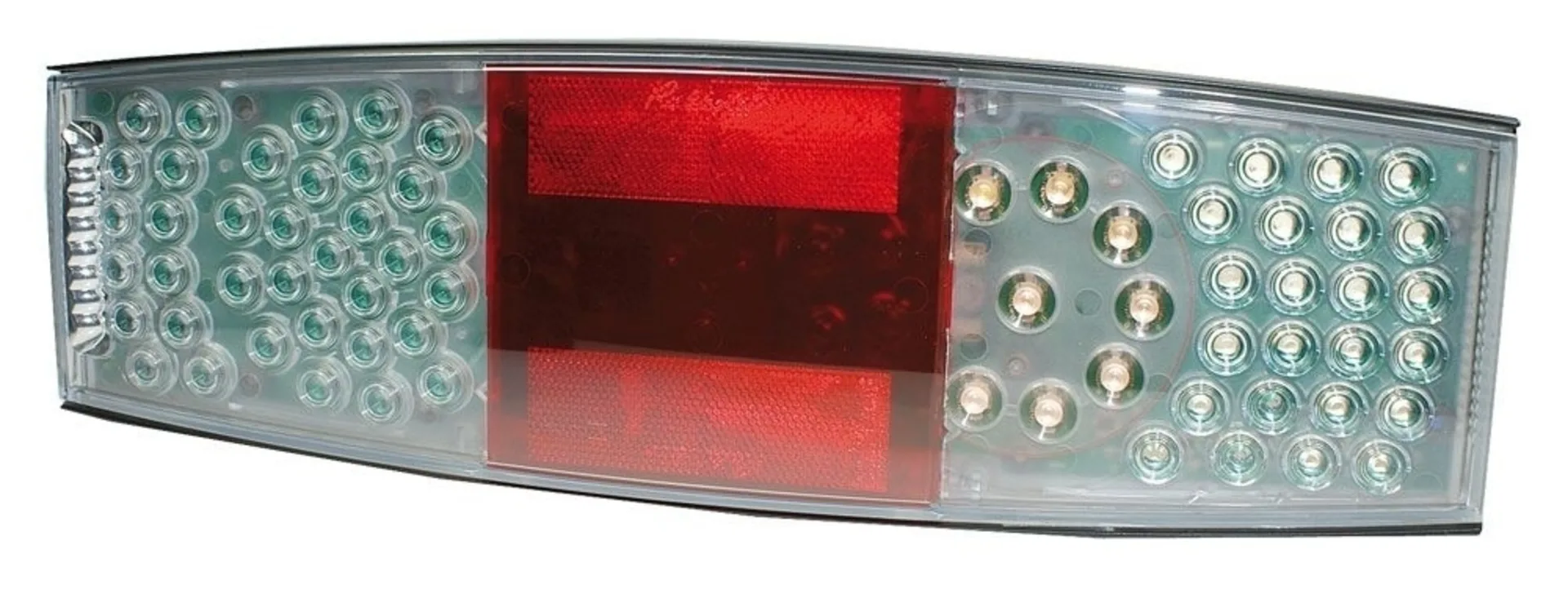 Rubbolite - LED-Schlussleuchte 24 V L+R 445 x 140 x 30 mm, mit Widerstand Rubbolite - LED-Schlussleuchte 24 V L+R 445 x 140 x 30 mm, mit Widerstand