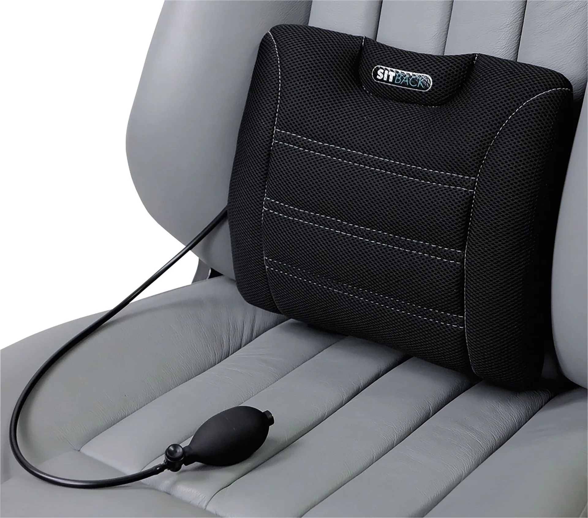 Sitback Air Living Fahrzeug Rückenkissen 31 x 26 cm 3D Black
