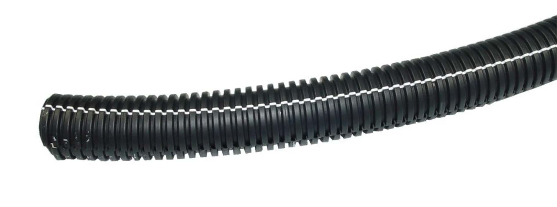 Tuyau ondulé Polyflex noir NW 29 fendu