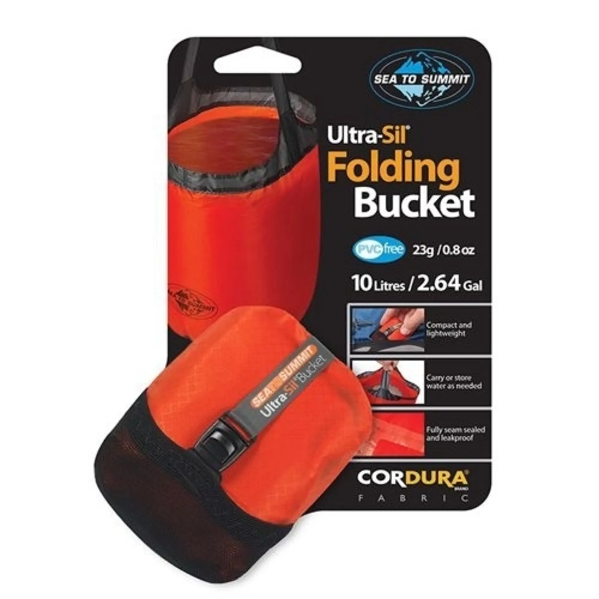 Ultra-Sil Folding Bucket 10L STS Outdoorkitchen