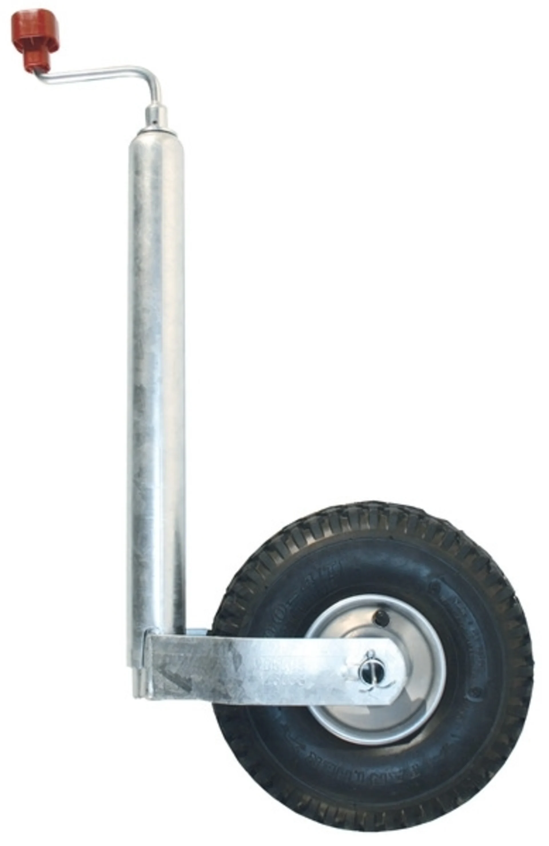 AL-KO Roue d'appui avec roue pneumatique et sabot d'appui jusqu'à 200kg de capacité de charge