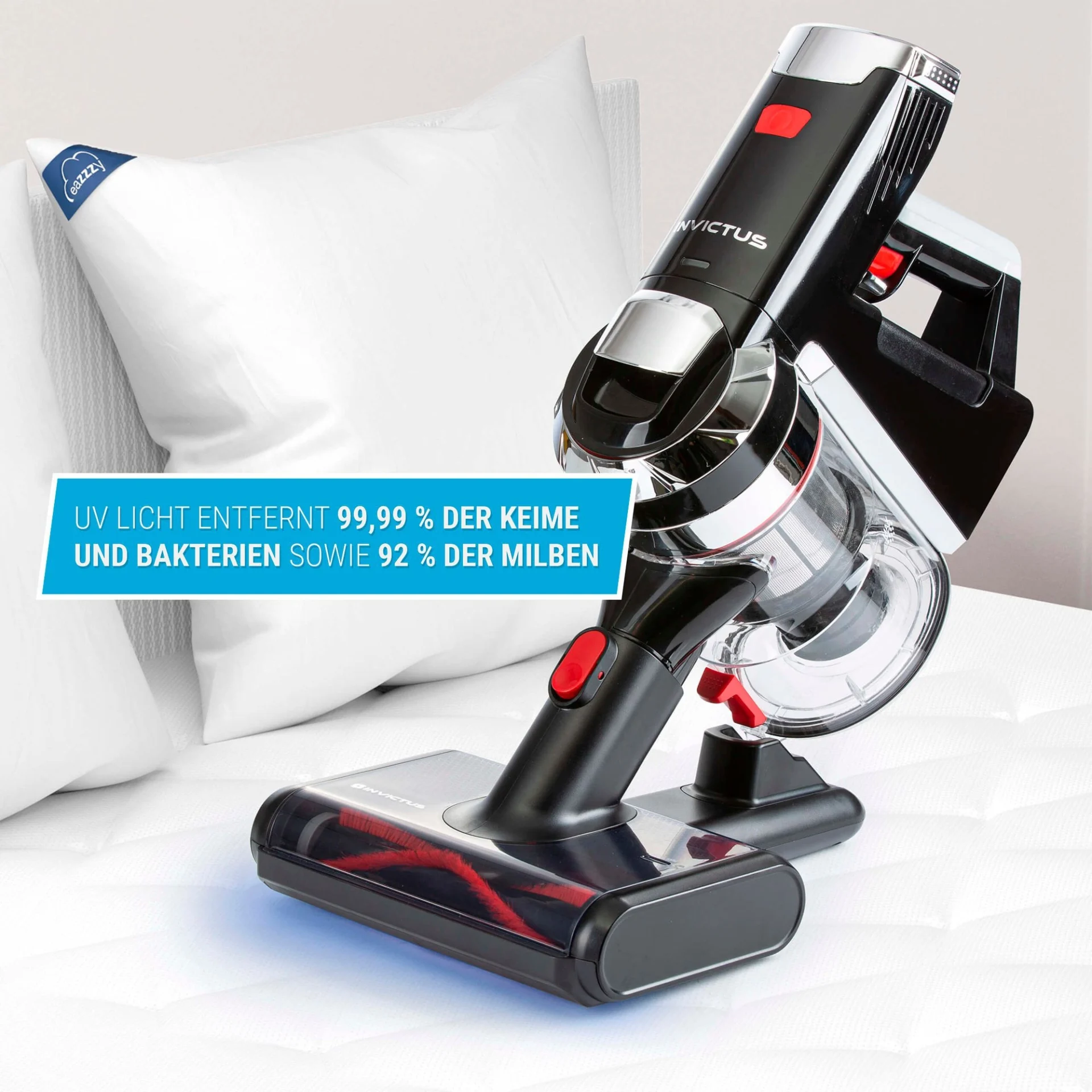 Invictus X9 Aspirateur à batterie y compris mini brosse électrique motorisée 23 pièces
