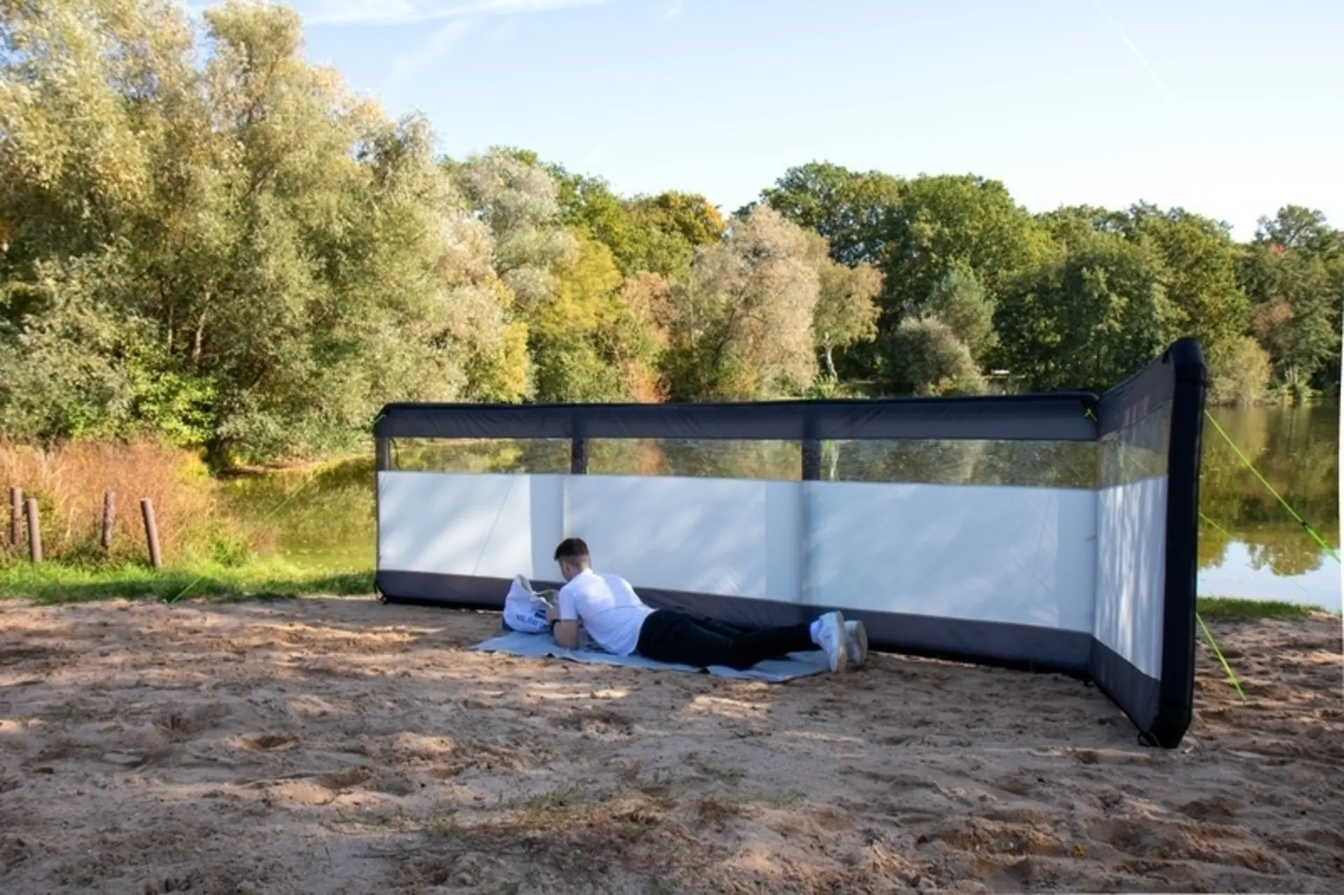 Windschutz HOOGE AIR 480, Lufttechnologie, 4,8x1,4m Windschutz HOOGE AIR 480, Lufttechnologie, 4,8x1,4m