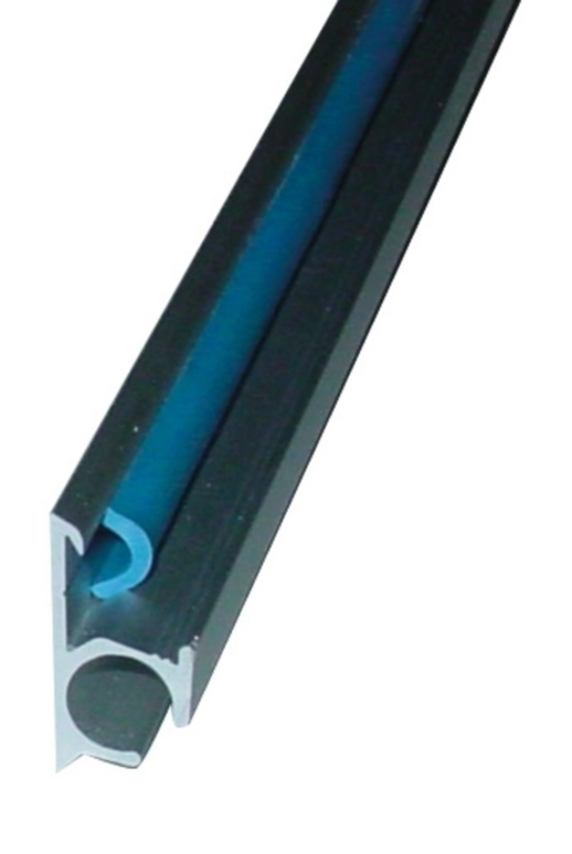 Keder rail en aluminium 2.5m avec canal à visser Keder rail en aluminium 2.5m avec canal à visser