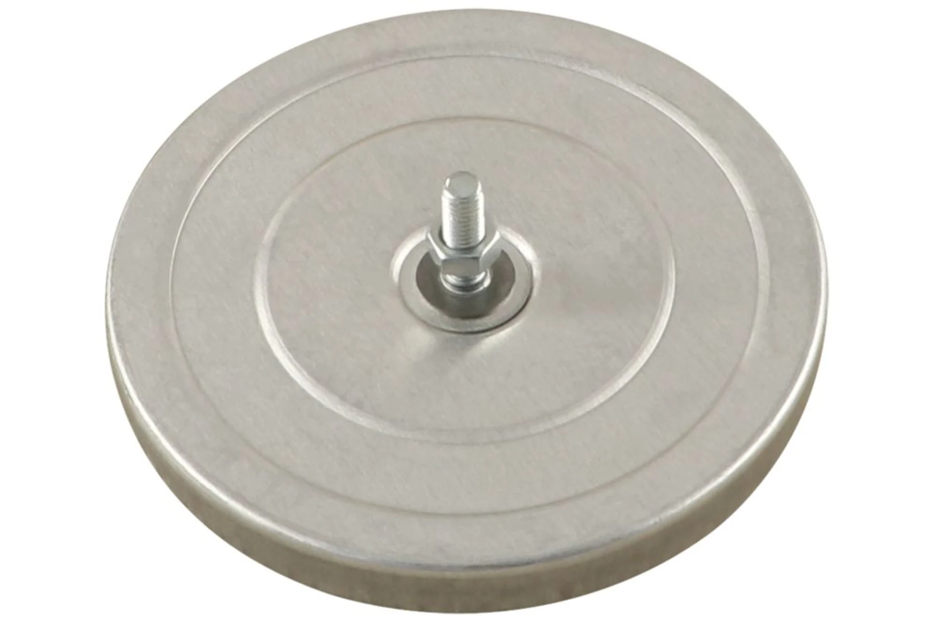 Rückstrahler weiss Alufassung 84mm ø 84mm Zentralschraube M5 x 16mm
