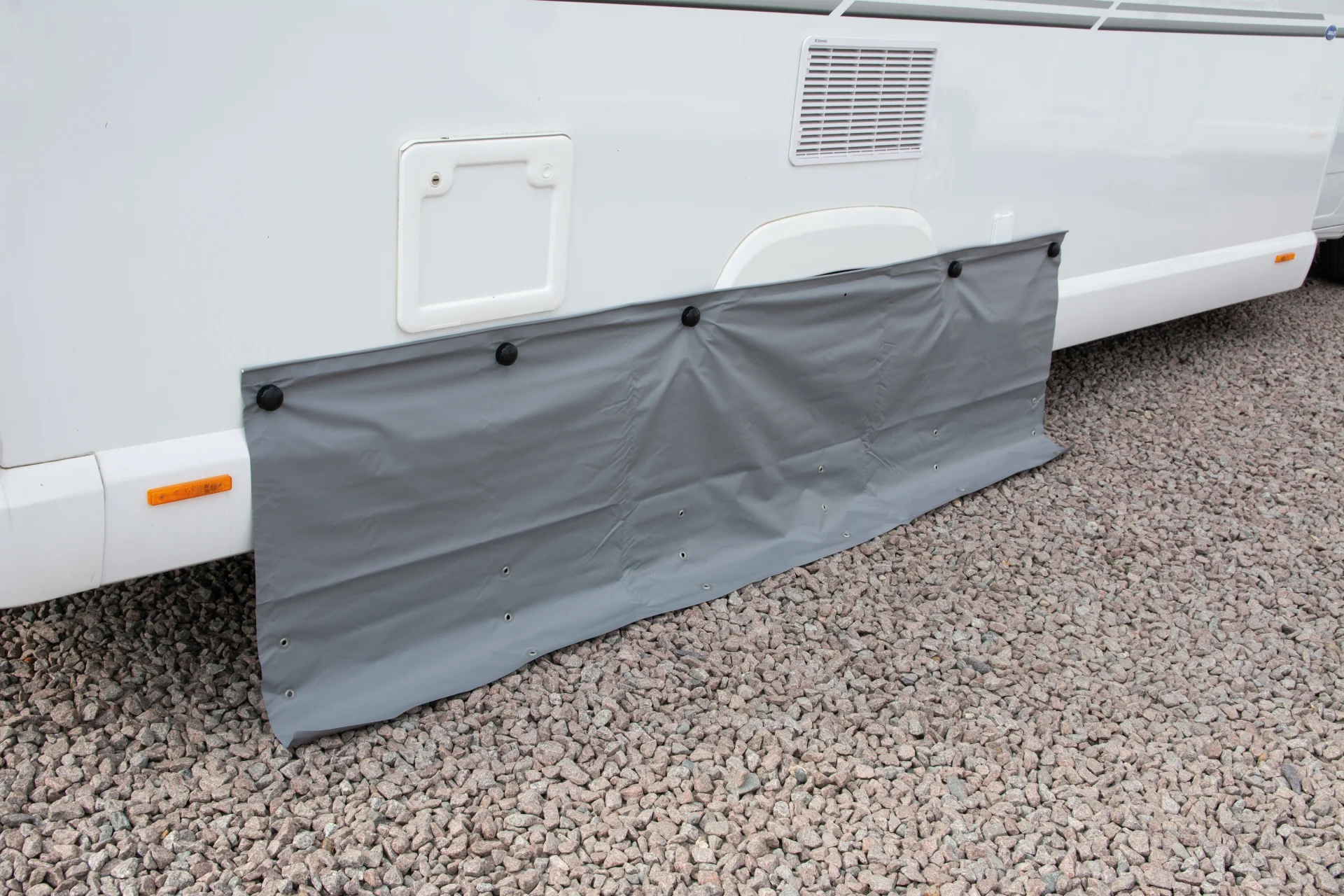 Bodenschürze 330 cm, 70 cm, grau Kampa