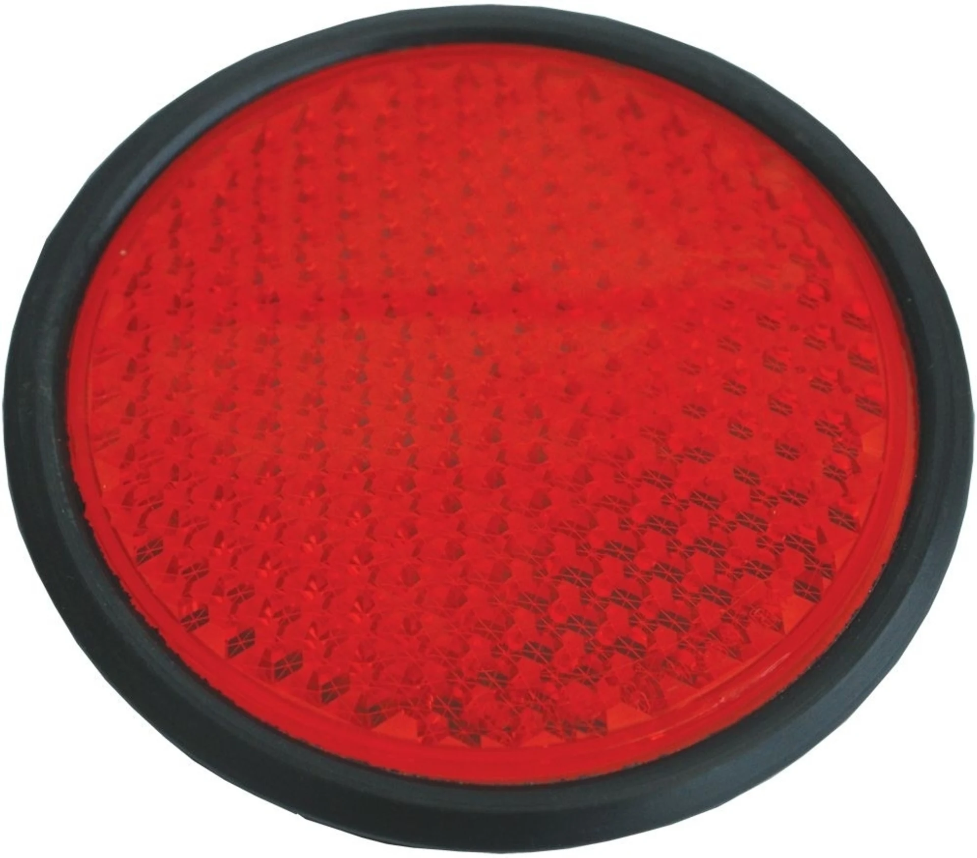 WEGU Catadioptre rouge 100mmø caoutchouc
