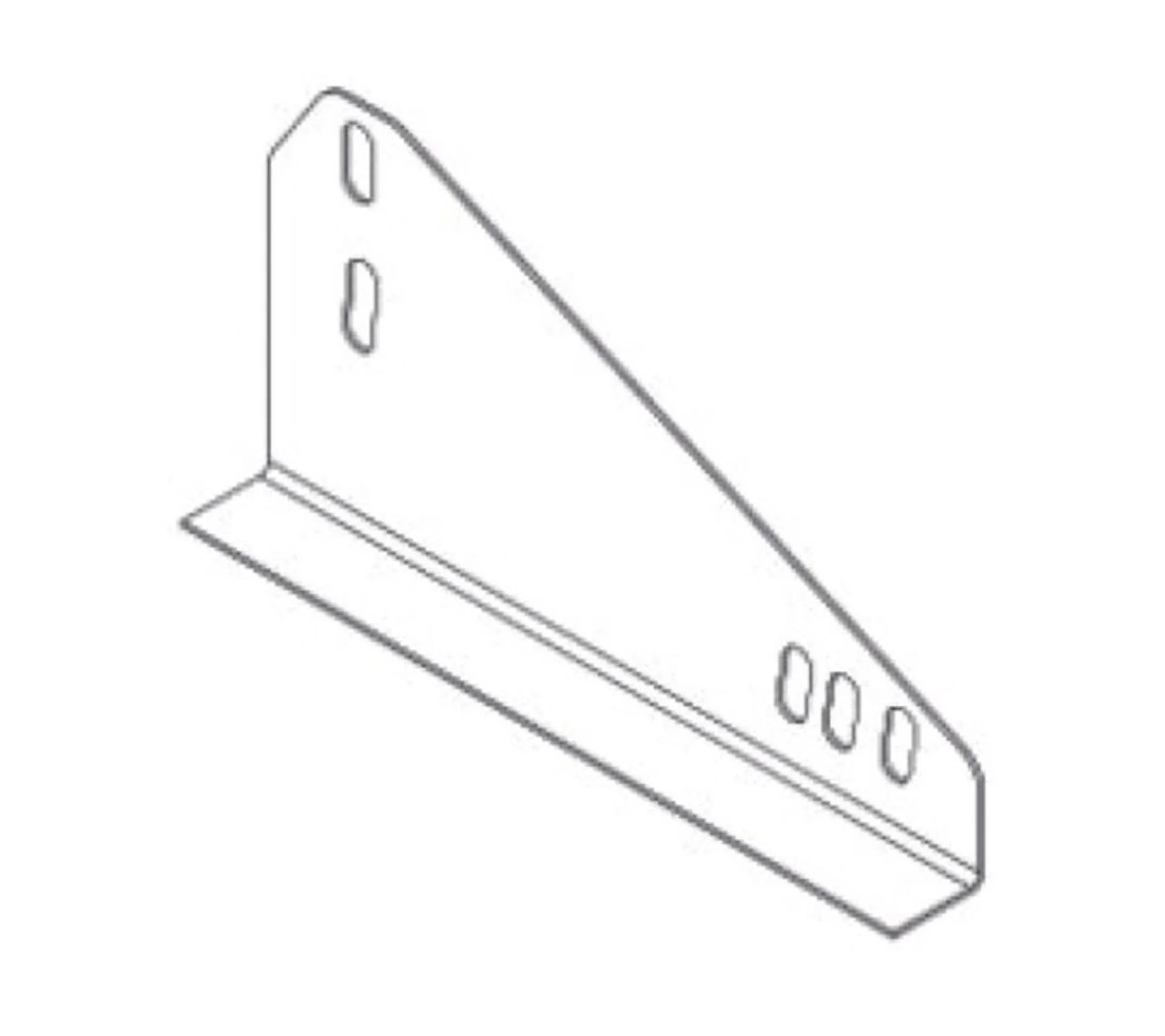 Schmalspur Chassis Adapterplatten - 2 Stück