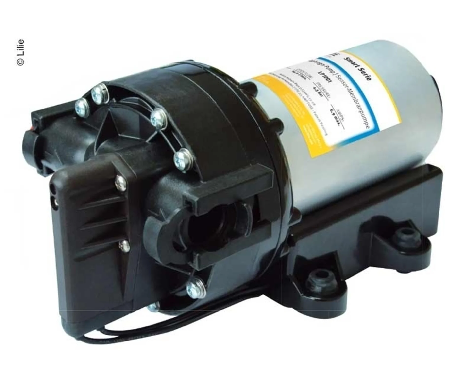 Lilie Smartserie automatische Druckpumpe 14L/min, 12V 4,5bar Lilie Smartserie automatische Druckpumpe 14L/min, 12V 4,5bar