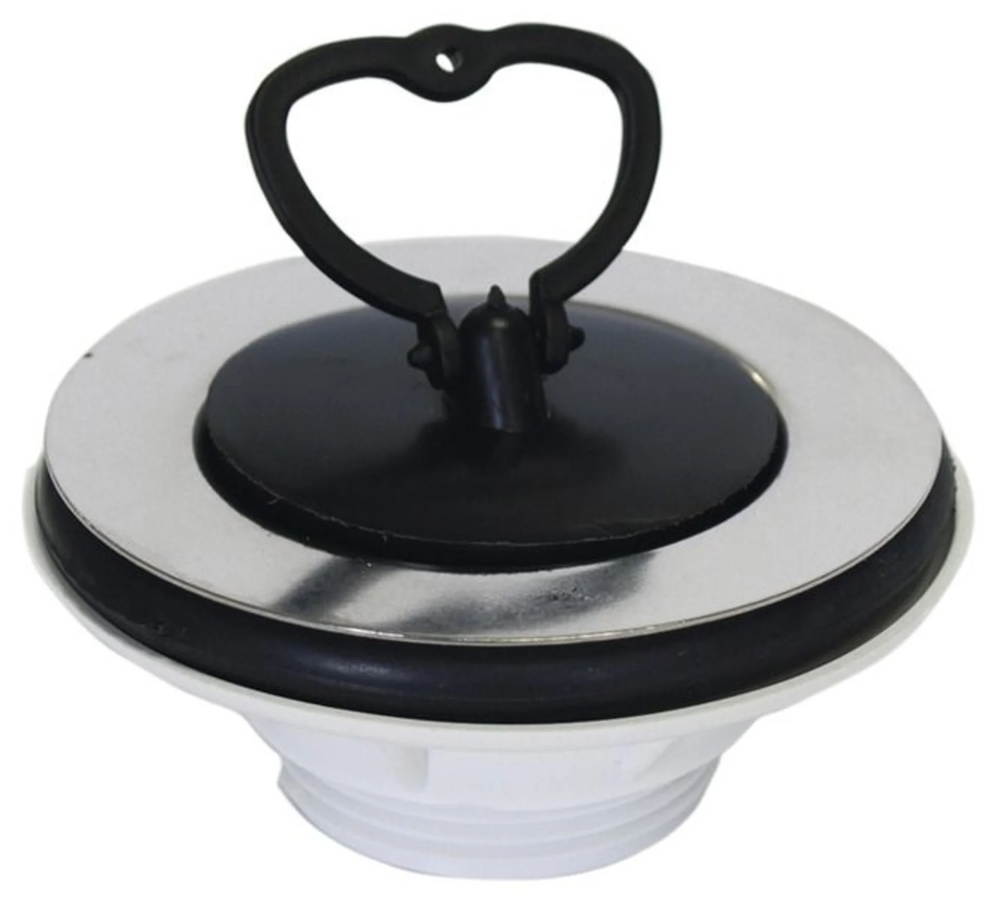 Gerade Ablaufgarnitur für Waschbecken mit 42mm Gewindeabgang, Ø86mm