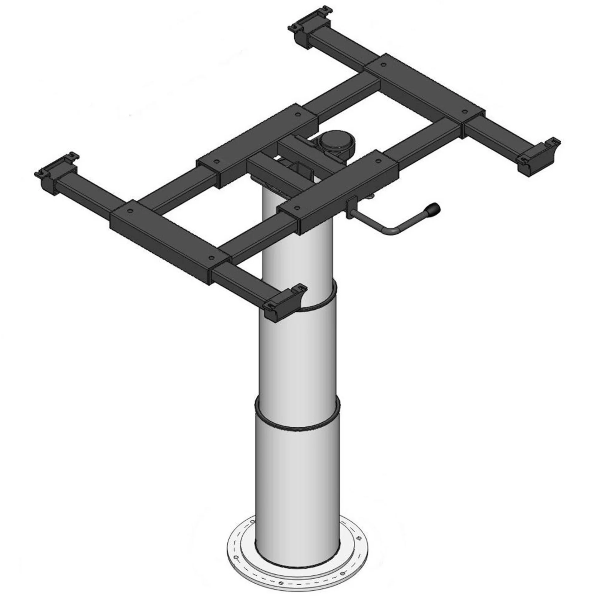 Liftsaeule mit x/y Verschiebung und Verdrehung Liftsaeule mit x/y Verschiebung und Verdrehung