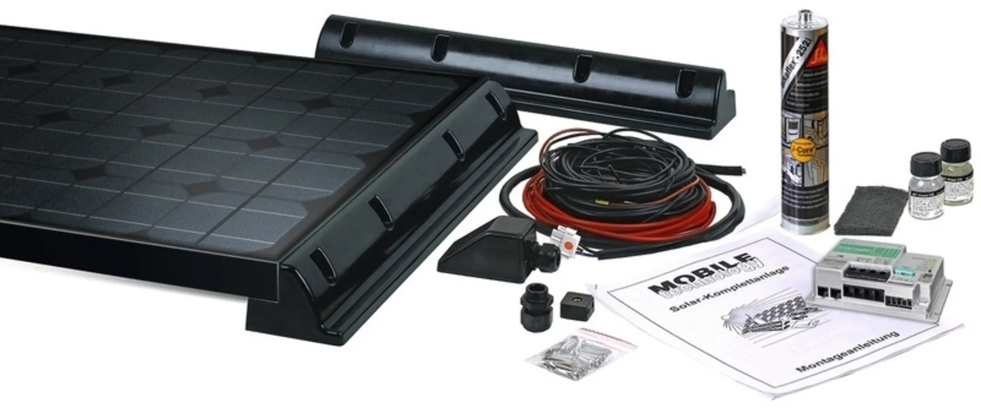 Büttner Solar-Komplettanlage Blackline MT 75 MC Slim 75 Wp