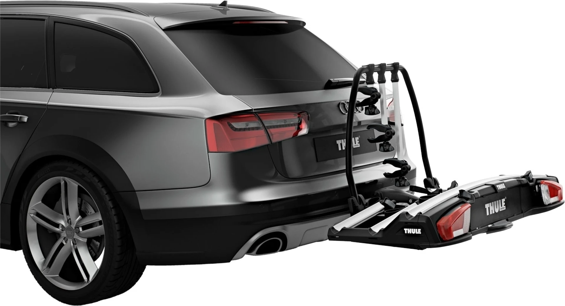 Thule VeloSpace XT3 Fahrradträger Anhängerkupplung 3 Räder Schwarz/Alu