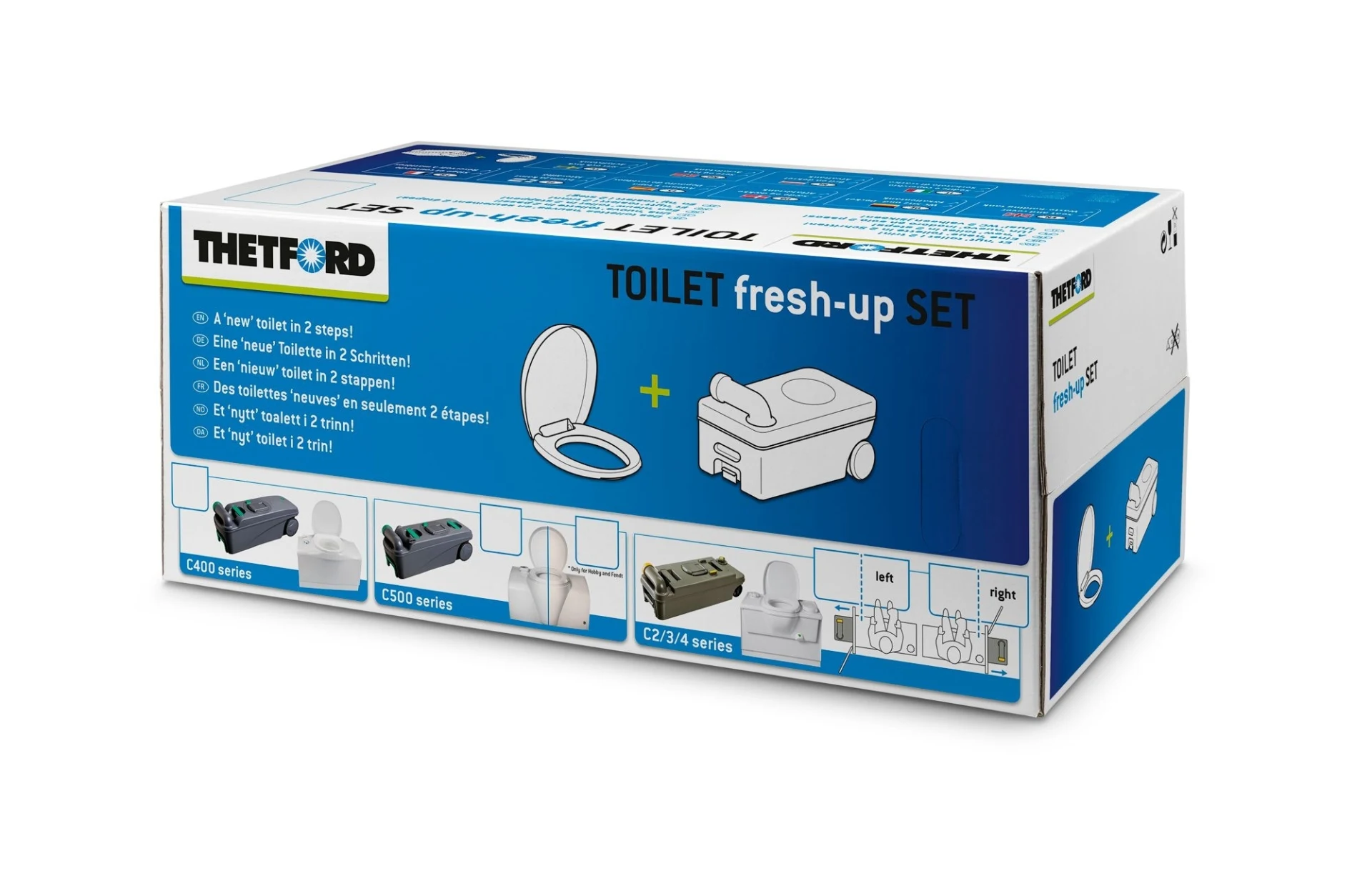 Thetford Fresh-Up Set série C400 Kit de traitement pour toilettes