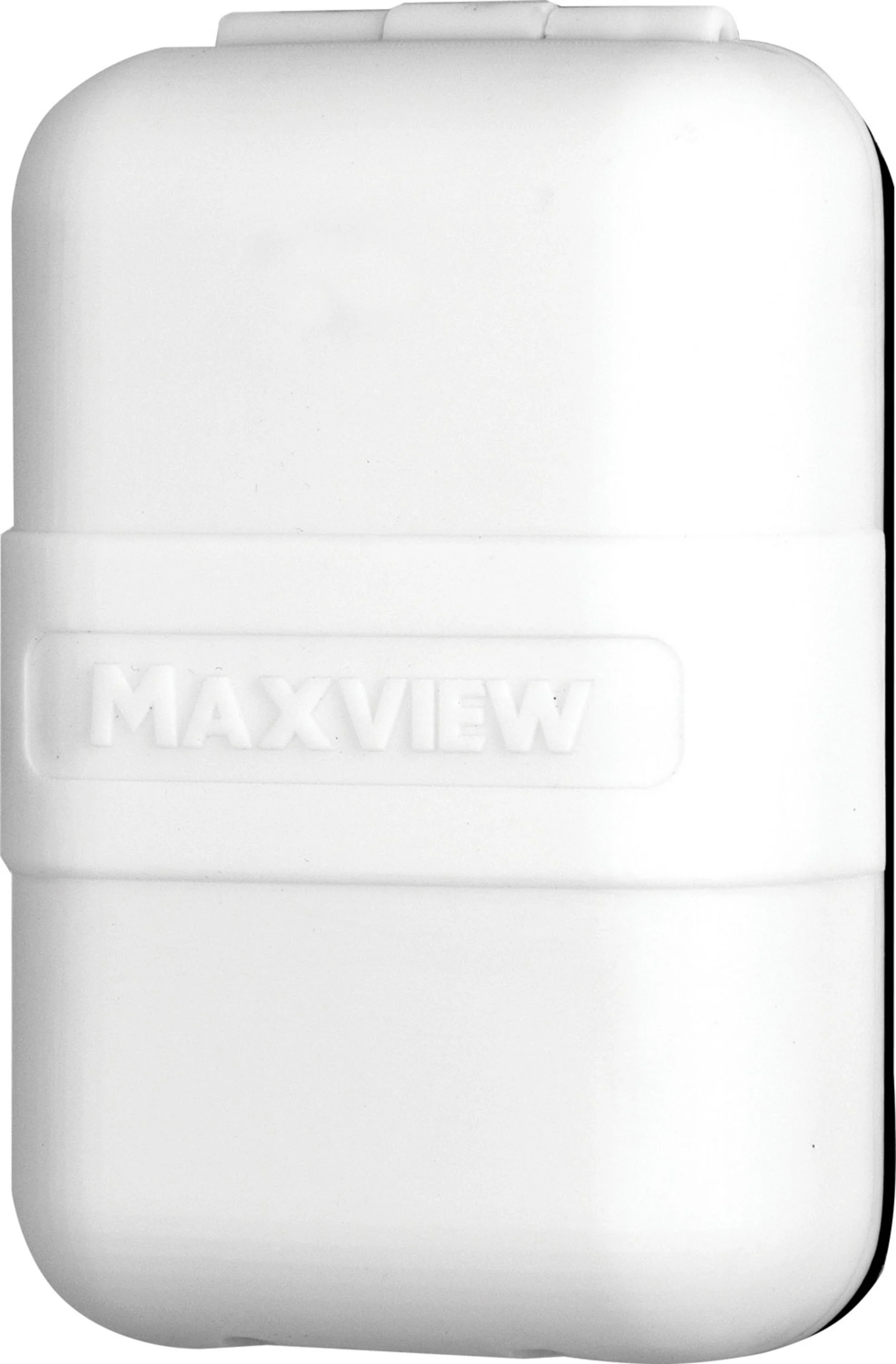 Maxview Sat-Außensteckdose Twin F-Anschluss / Koax weiß