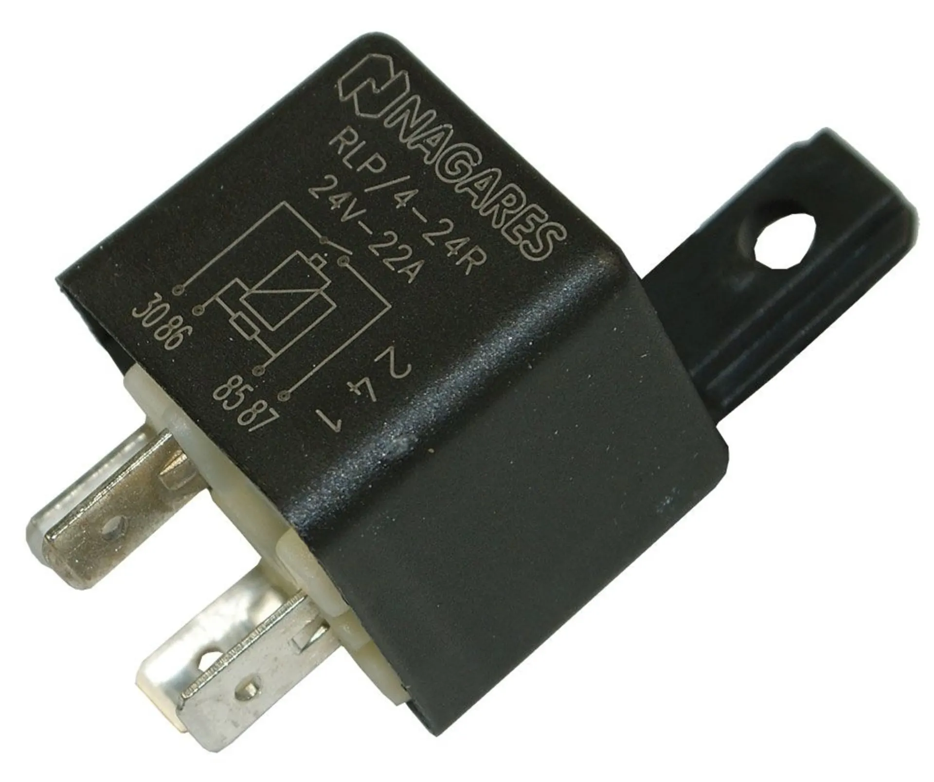 Mahle Mini-Relais mit Widerstand 24V 20A 0 - 1 / 24V 20A