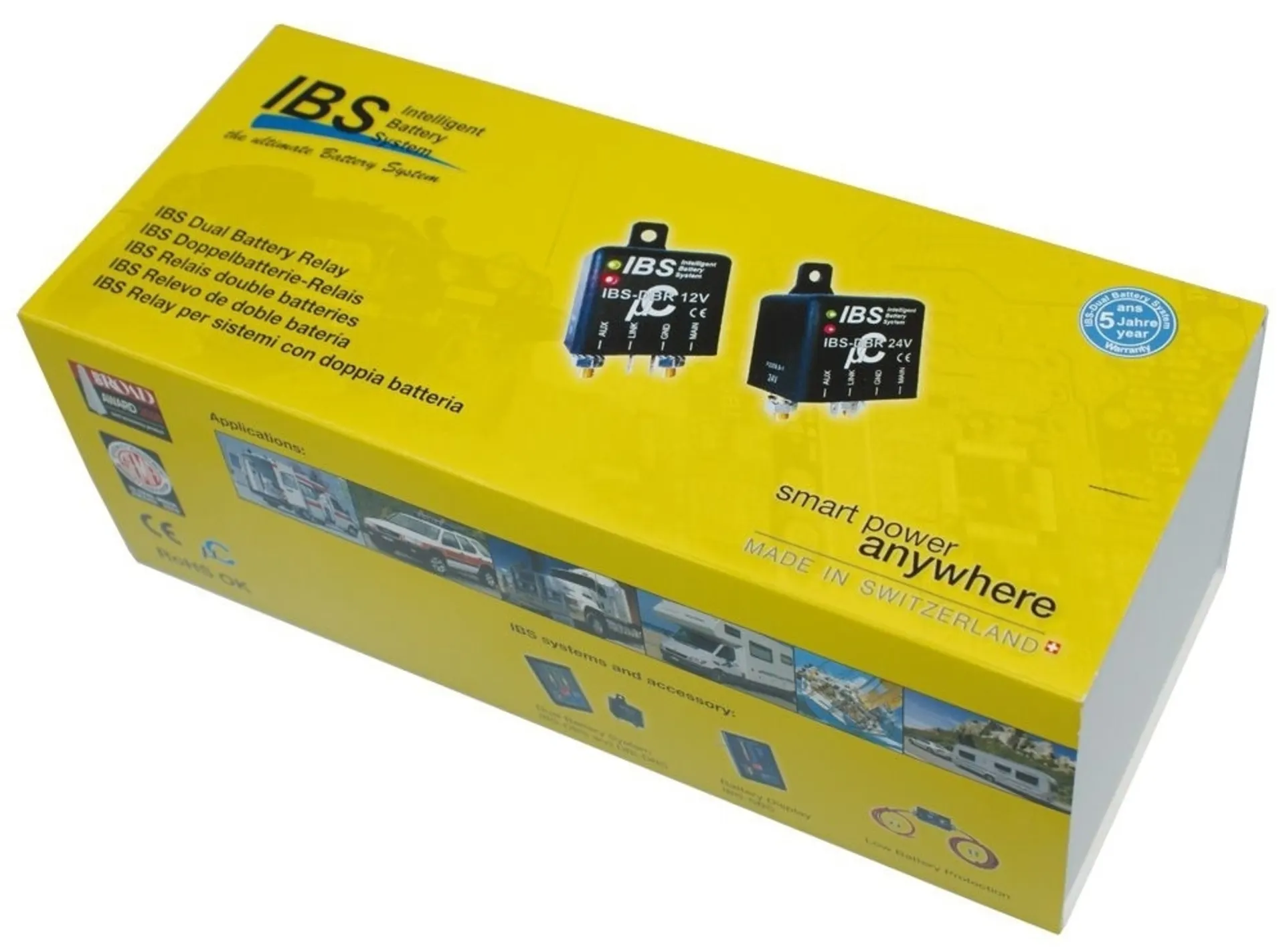 Batterietrennrelais-Set 12V 200 / 500 A 12