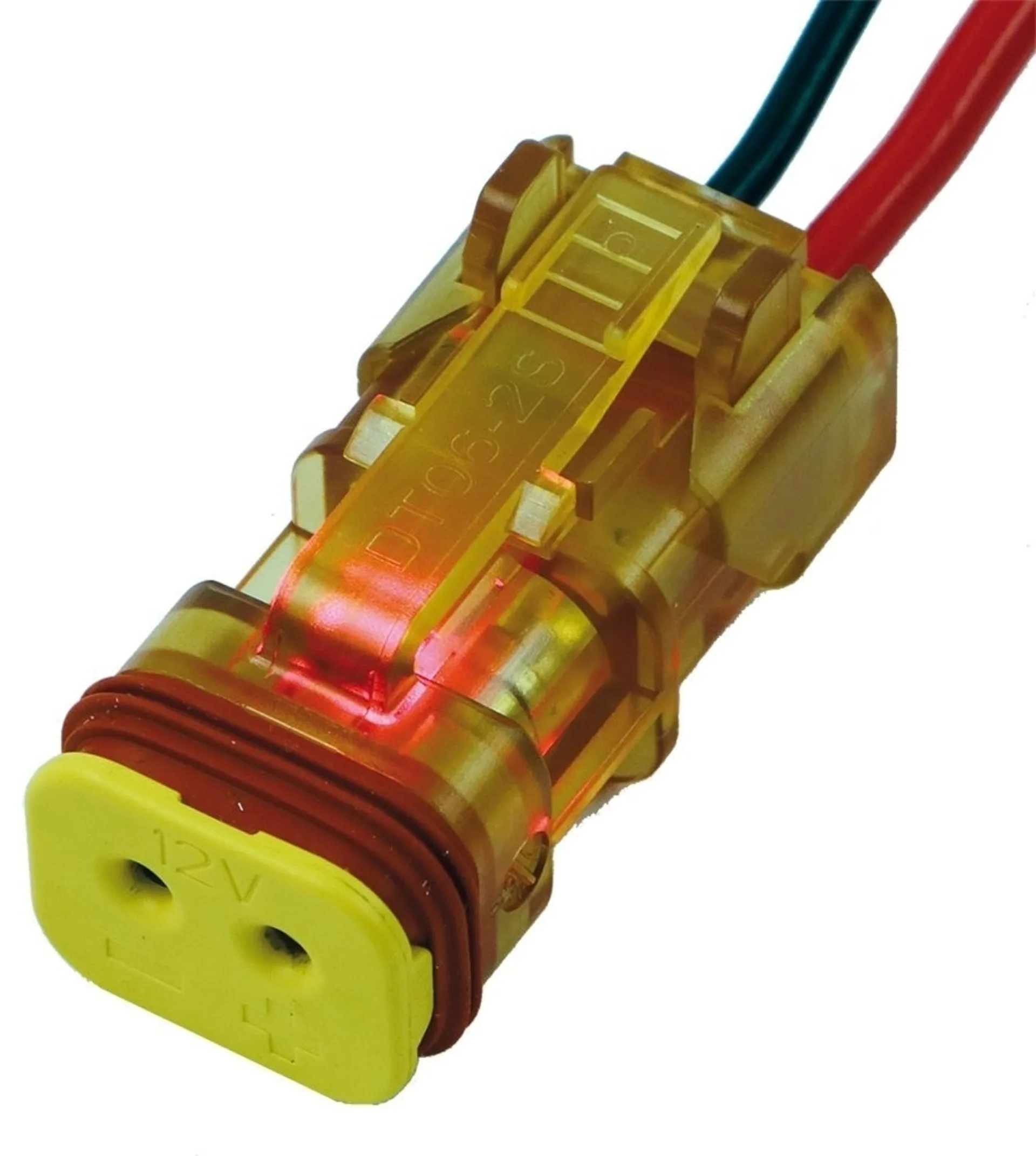 Haltekeil mit LED 12 V zu DT062SDT zur Funktionskontrolle der Stromversorgung Haltekeil mit LED 12 V zu DT062SDT zur Funktionskontrolle der Stromversorgung