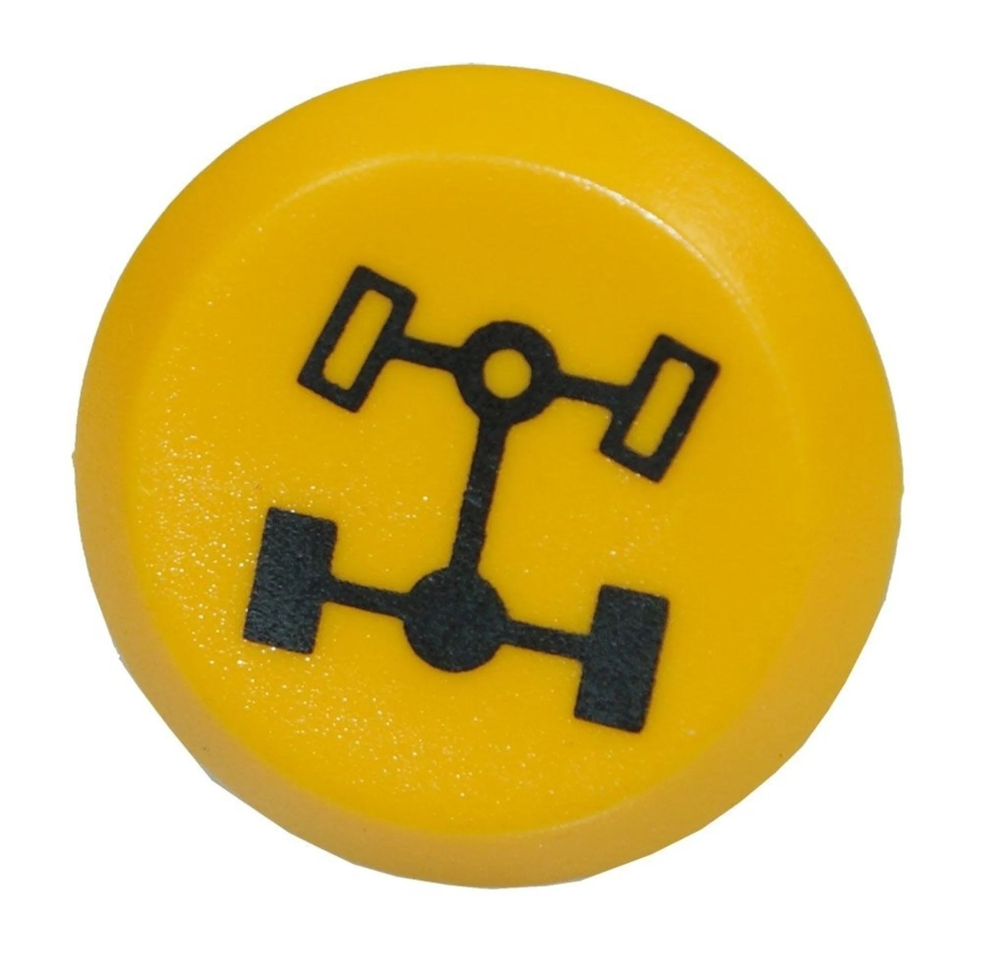 Pneutron Emblem "Hinterradantr. gelb"