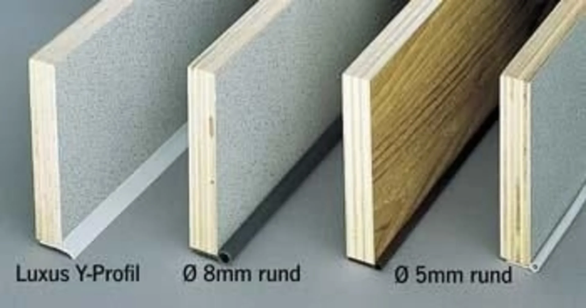 Dichtkeder mittelgrau - Rundprofil - Ø 5 mm - 5 m