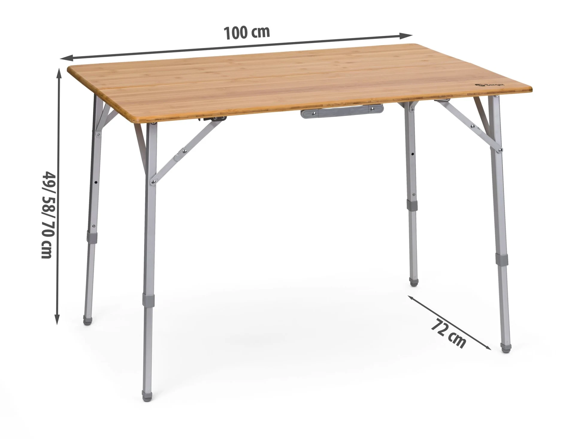 Berger Carry Deluxe Falttisch 100 x 72 cm