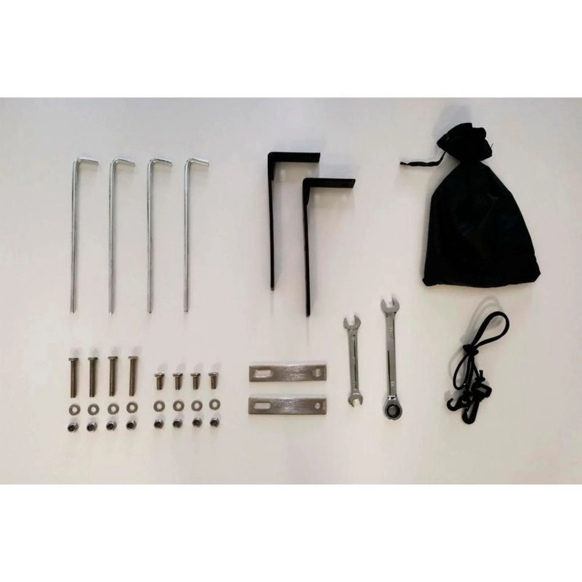 Vickywood Duschzelt mit Regenhaube 100 cm schwarz