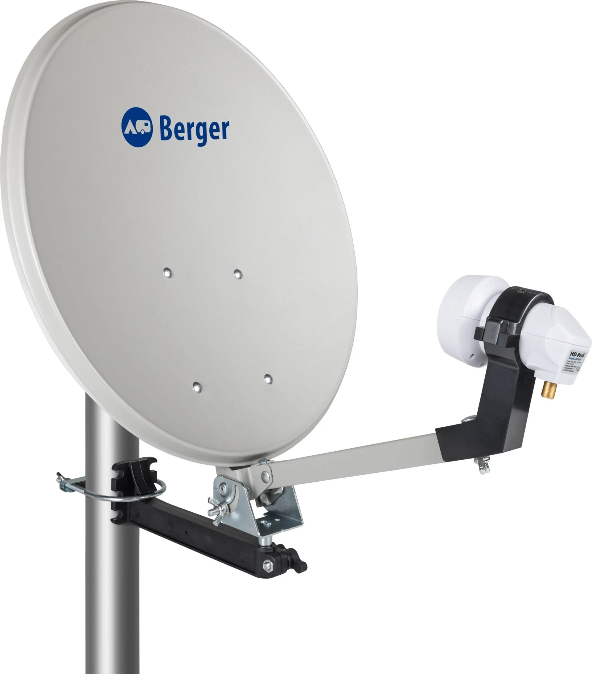 Berger Mobile Sat-Anlage Komplettset Single-LNB im Campingkoffer