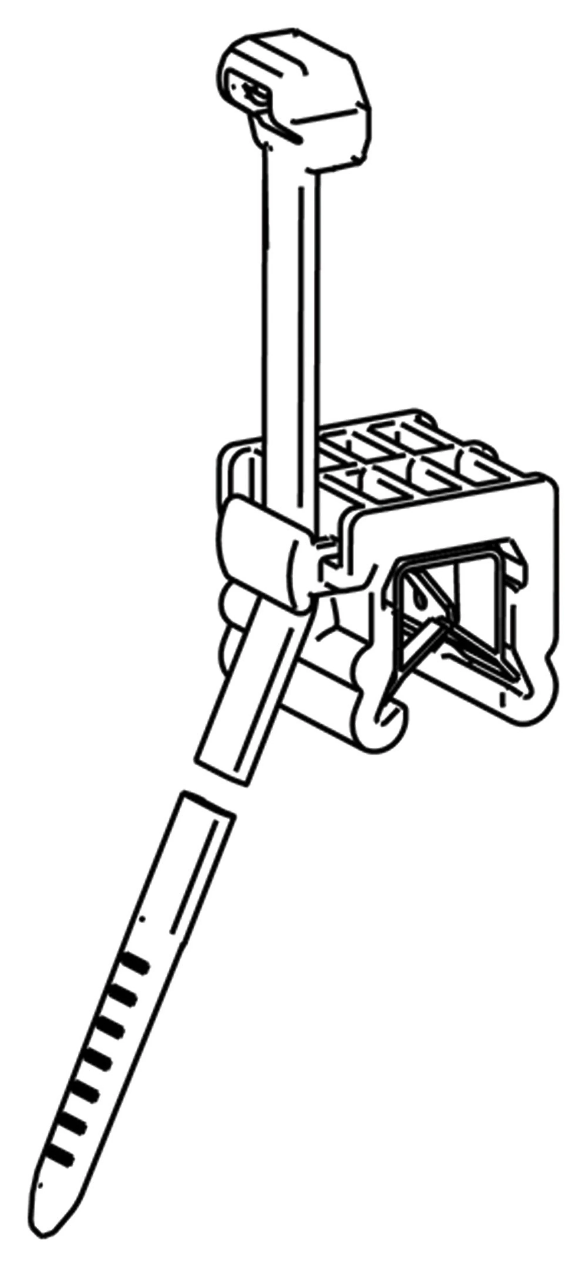 Chassis-Kabelbinder EdgeClip 4.6 x 200 mm sz