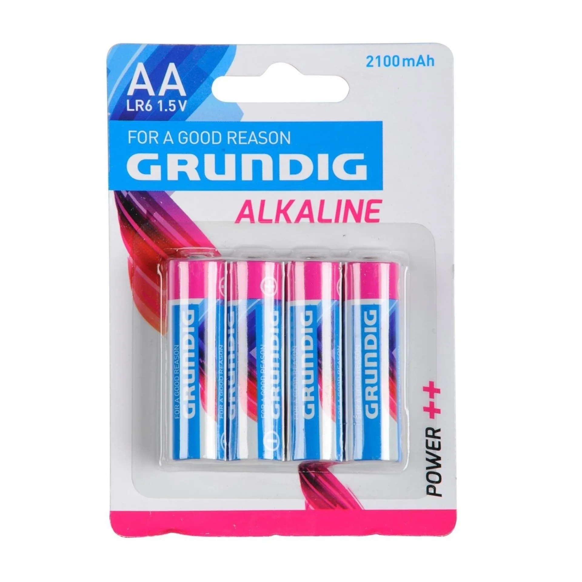 Grundig Alkaline Batterie Mignon AA 1,5 V / 2100 mAh 4er-Pack Grundig Alkaline Batterie Mignon AA 1,5 V / 2100 mAh 4er-Pack