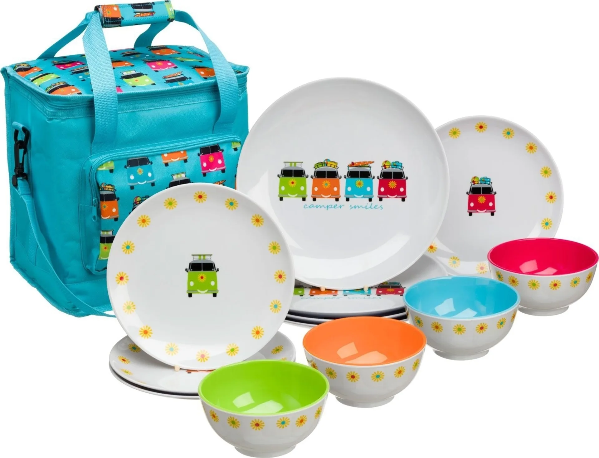 Flamefield Camper Smiles Geschirr- und Tassen Big-