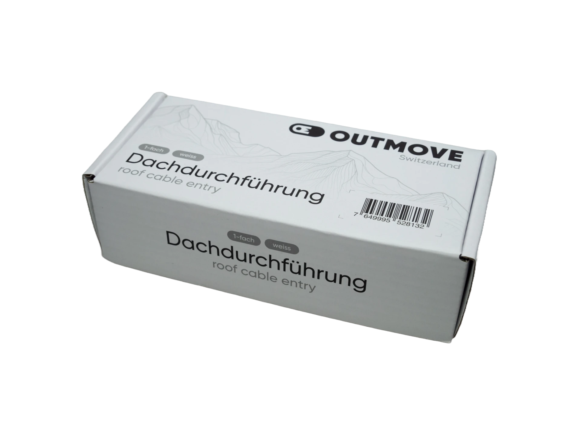 Outmove Dachdurchführung 1-fach - weiss